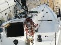 Cockpit Segelyacht mit Trimm Leinen ideal für Gennaker und Regatta Training